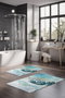 Mijölnir Juego de alfombrillas de baño CT-5424 de 2 piezas Multicolor